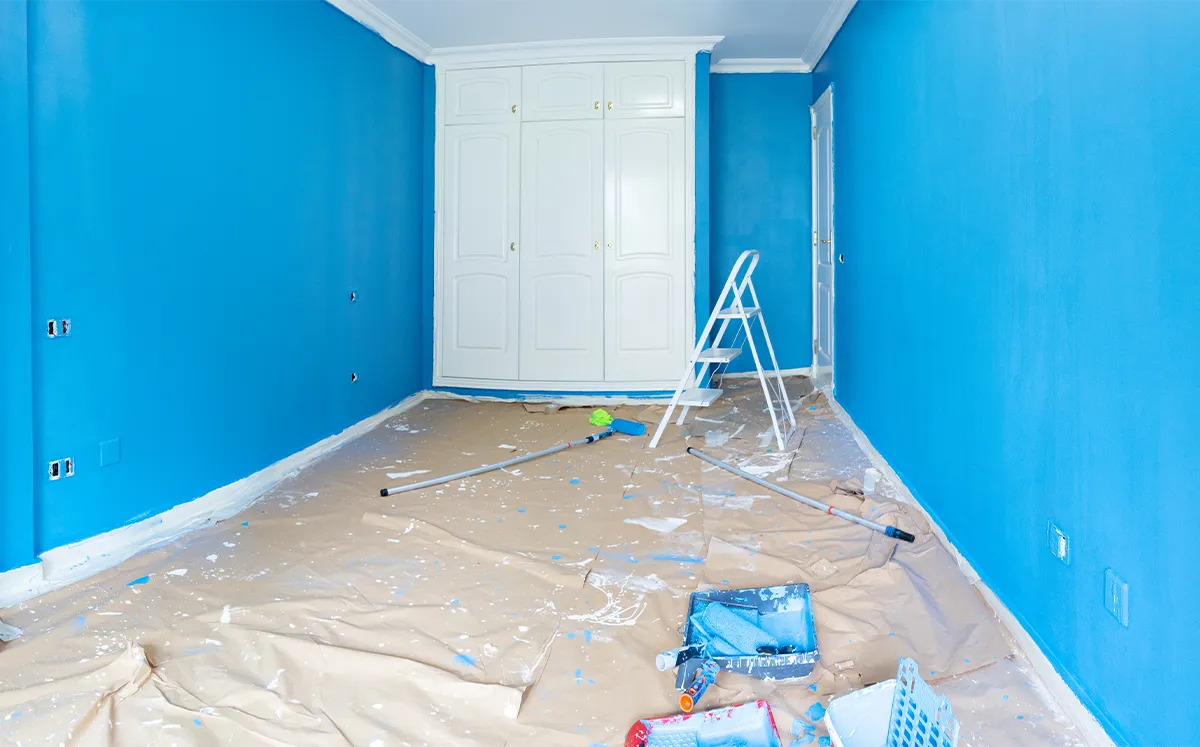 FInd out when it is safe to go back to your room after painting.